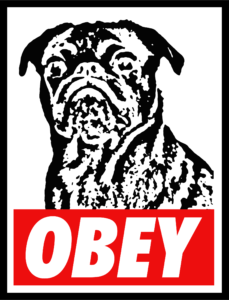 OBEY (the pug) - CorelDRAW